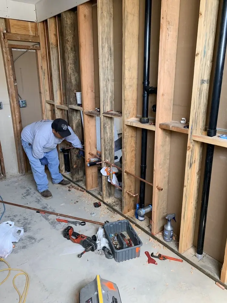 Commercial rough-in plumbing for Gas Line Repair in Natural Woods